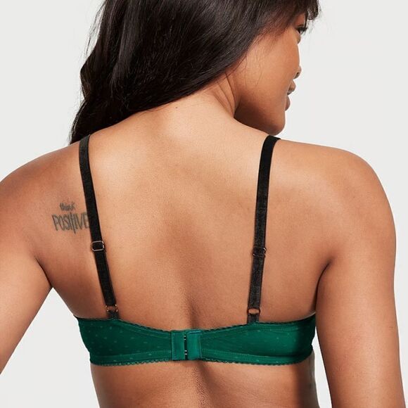 NWT Victoria’s Secret Dream Angels Wicked Unlined Balconette Bra, 32D - Picture 2 of 4